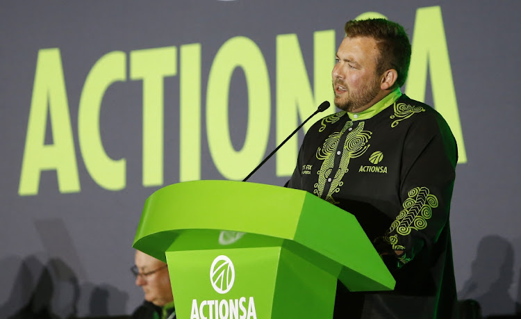 ActionSA national chairperson Michael Beaumont at the party's policy conference last year. File photo.