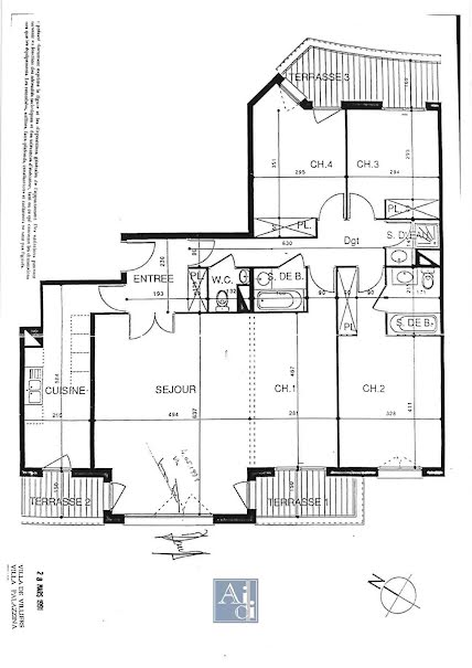 Location  appartement 5 pièces 118.43 m² à Levallois-Perret (92300), 3 580 €