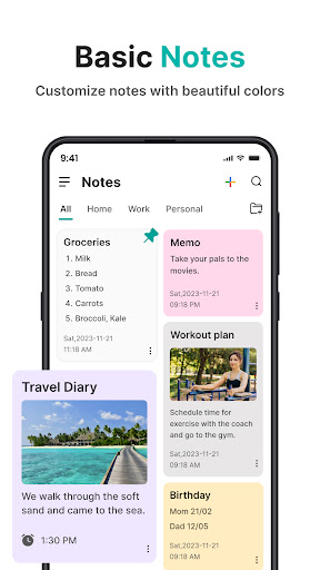 Screenshot Notes: Notebook & To-Do lists
