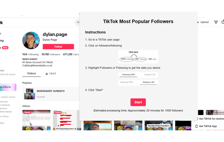 Sort User's Most Popular Followers On TikTok small promo image