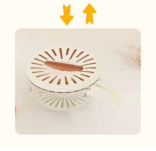 Title 9, Fruit Drain Basket With Lid Vegetable Washing B...