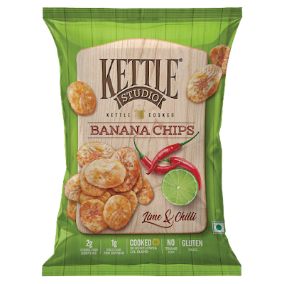 KETTLE CHIPS BANANA LIME/CHILLI 150GM