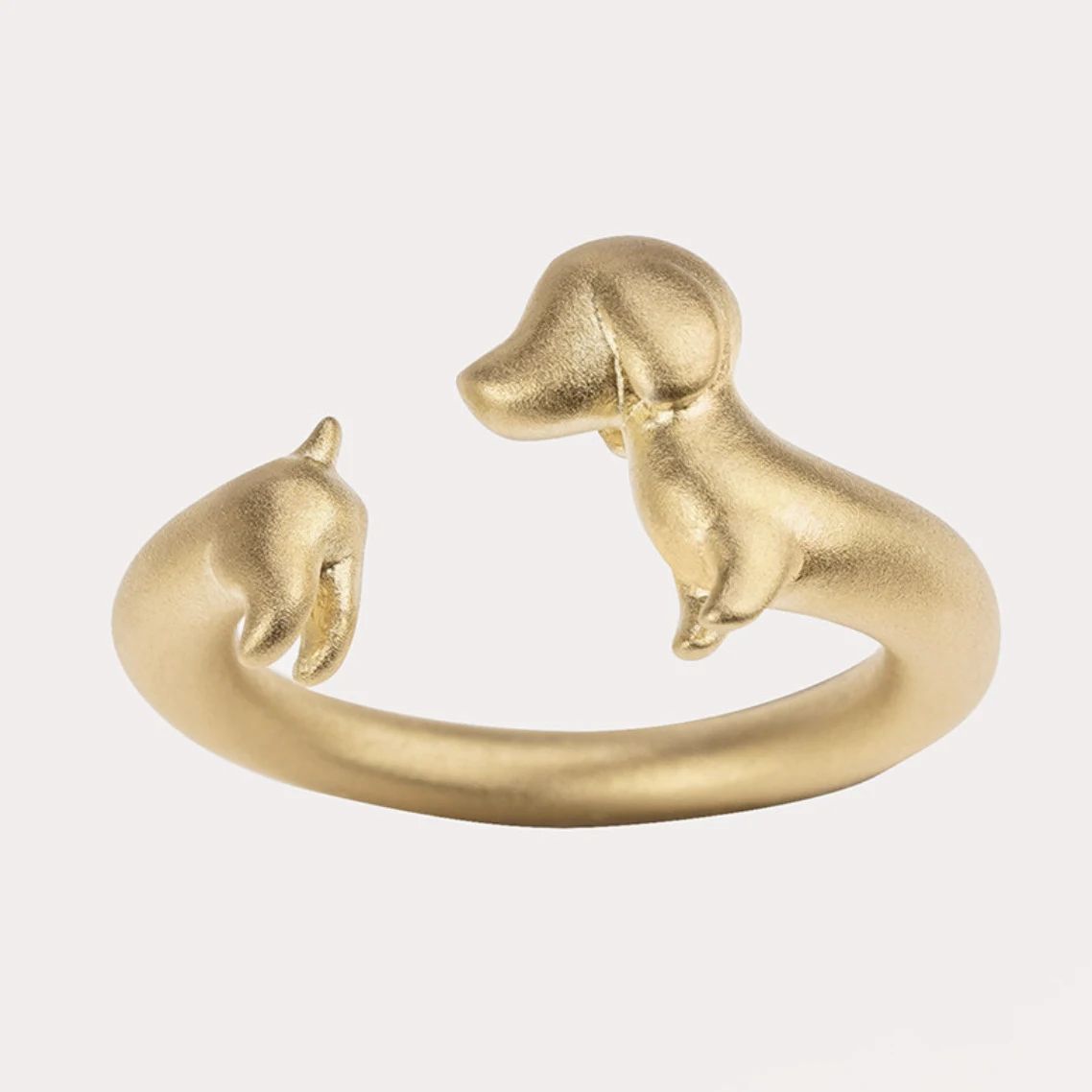 Title 2, Anel de cachorro-salsicha para mulheres, design...