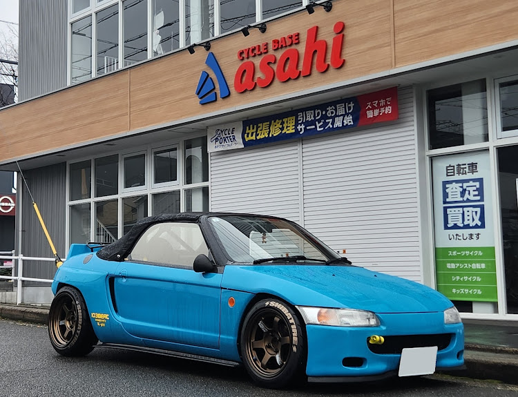 ビートの朝日とコラボ・えっ⁉そうじゃない⁉・もうええでしょう・3月もよろしくお願いしますに関するカスタム事例の投稿画像1枚目