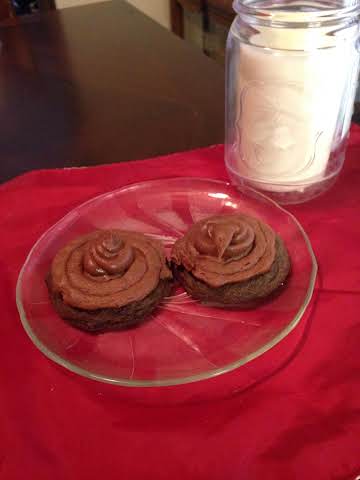 "Cow Patties" aka Texas Sheet Cake Cookies