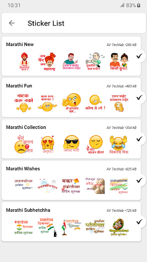 Marathi WAStickers