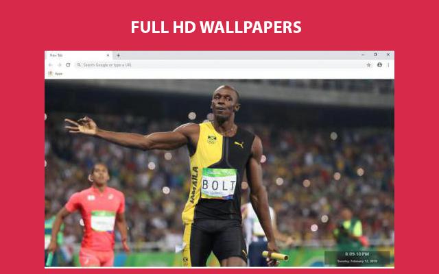 Usain Bolt Wallpapers and New Tab