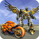 Загрузка приложения Flying Bike Robot Transforming: Eagle Rob Установить Последняя APK загрузчик