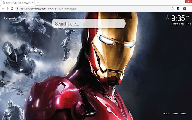 アイアンマンの壁紙のhd新しいタブ