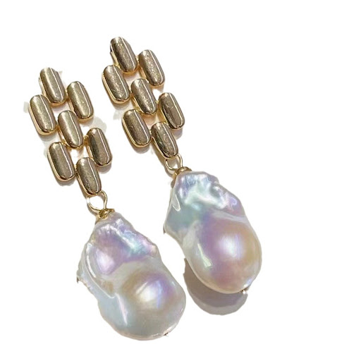 Title 4, Womens Fashion Irregular Baroque Pearl Stud Ea...