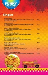 Funky Punjab menu 1