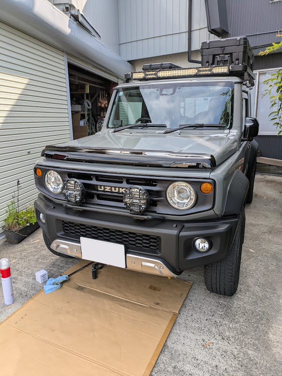 ジムニーシエラのオイル交換・オイルエレメント交換・DIYに関するカスタム事例の投稿画像1枚目