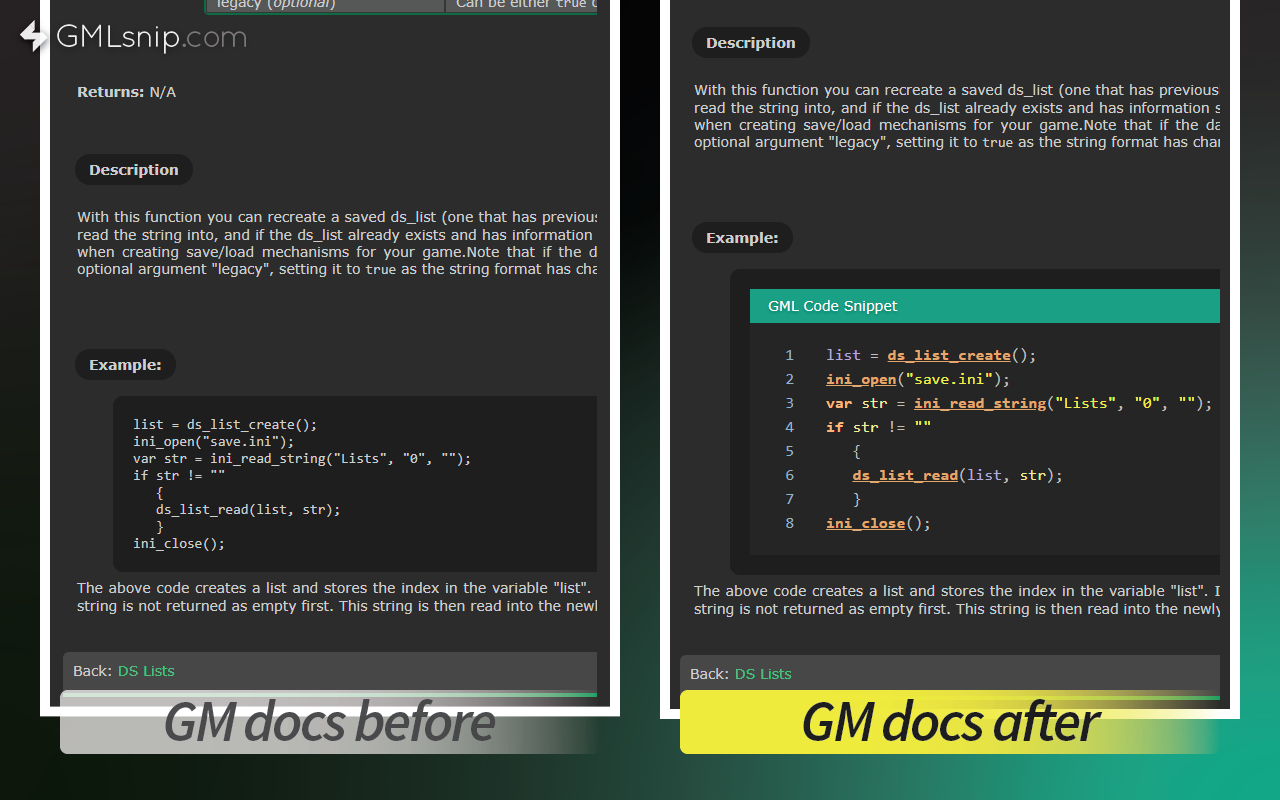 GML Syntax Highlighter Preview image 4