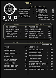 JMD Cafeteria menu 1