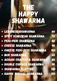 The Happy Shawarma menu 1