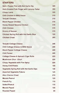 Woods High menu 3