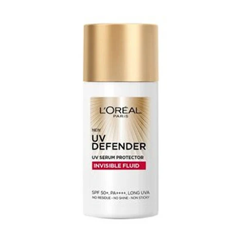 Kem Chống Nắng L'Oreal Paris X20 Thoáng Da Mỏng Nhẹ 50ml - UV Defender Serum Invisible Fluid SPF+ 50++++