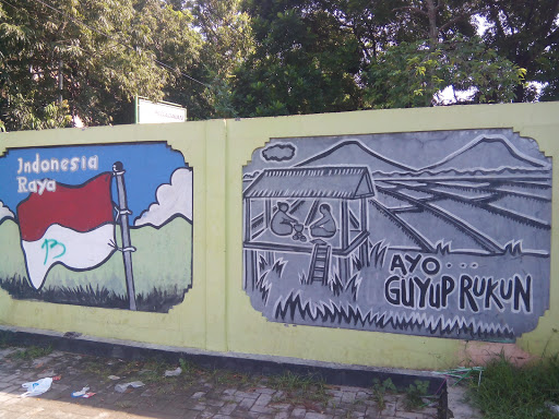 Mural Indonesia Guyup Rukun