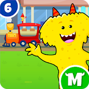 My Monster Town - Toy Train Games for Kids  Icon