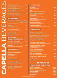 Capella Kitchen & SkyBar menu 6