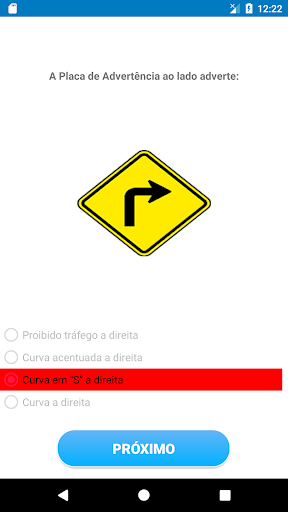 simulado prova detran Placas de Trânsito