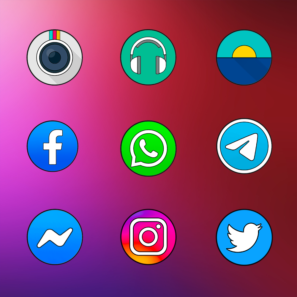 Oxygen Circle - Icon Pack