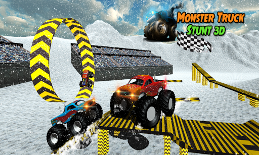 Snow 4x4 Monster Truck Stunt