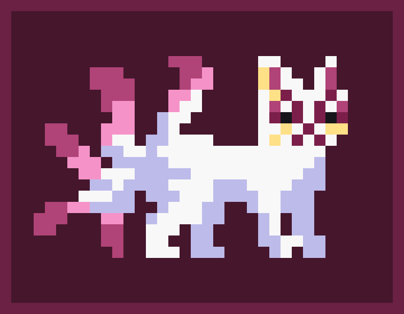 Kitsune (Cat#126) - Pixel Cats | OpenSea