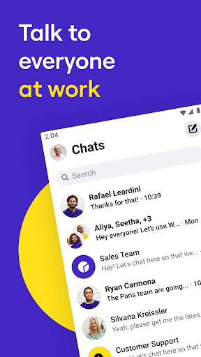 Screenshot Workplace Chat from Meta