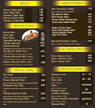 Urban Foods menu 2