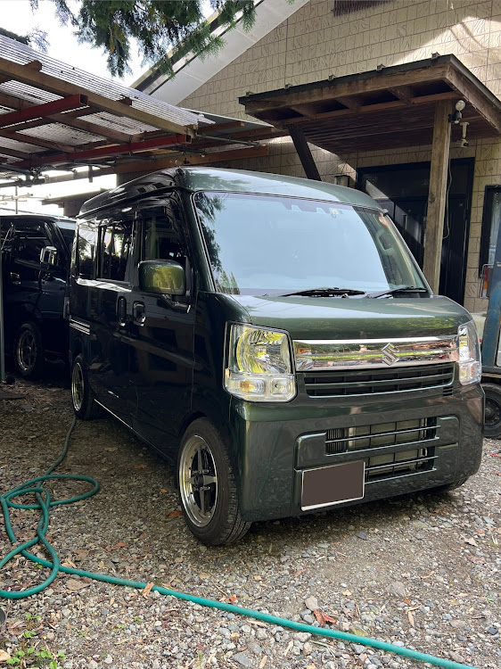 エブリイバンのDIY・車高調整に関するカスタム事例の投稿画像1枚目