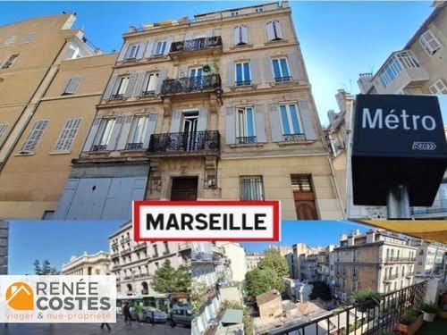 Vente viager 6 pièces 81 m² à Marseille 1er (13001), 80 400 €