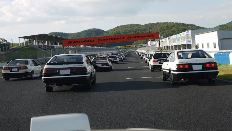 スプリンタートレノのハチロク・トレノ・藤原とうふ店・AE86フェスティバル・岡山国際サーキットに関するカスタム事例の投稿画像7枚目