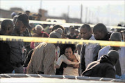 SHOCKED:   Granny Modise is devastated after learning about the death of a relative, Khotso Modise, who was allegedly  stabbed by a  pupil.  PHOTO: BAFANA MAHLANGU