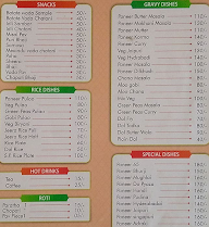 Shree Madhav Ashram Uphar Gruha menu 2