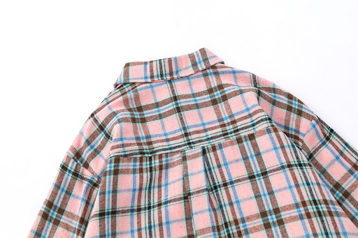 Title 13, American Retro Casual Plaid Long Sleeve Shirt f...