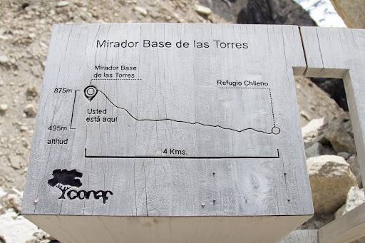 Mirador Base de Las Torres elevation