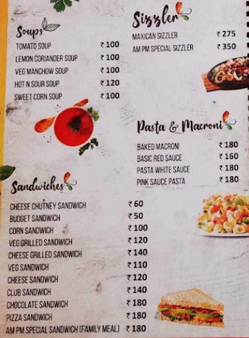 Nice Spice menu 