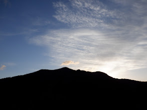 目の前に大きく網掛山