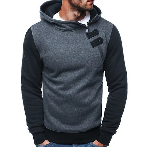Title 2, Fleece thick hooded sweater
