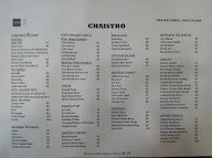 Chaistro menu 1