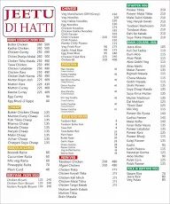 Jeetu Di Hatti menu 1