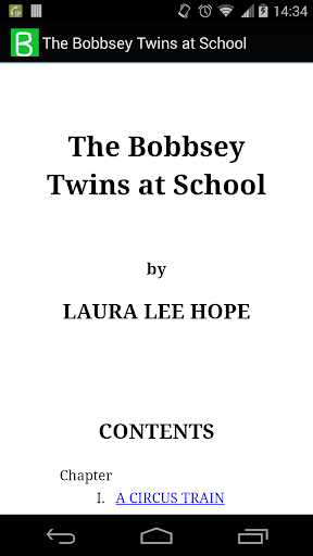 The Bobbsey Twins at School