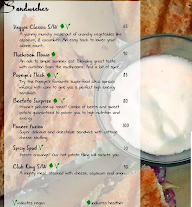 Prana menu 2