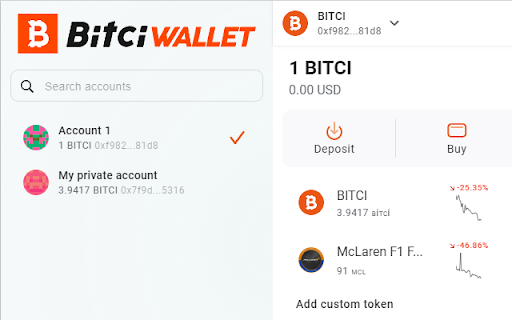 BitciChain Wallet