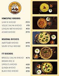 Grandma's Khichdi menu 3