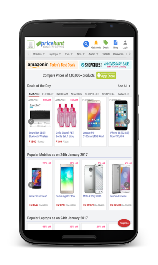 PriceHunt : Best Price Comparison for India - Android Apps ...