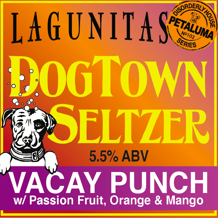 Logo of Lagunitas Dogtown Seltzer Vacay Punch