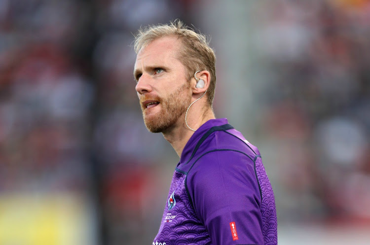 Assistant referee Wayne Barnes looks on during the Rugby World Cup 2019 Group C game between USA and Tonga at Hanazono Rugby Stadium on October 13 2019 in Higashiosaka, Osaka. Picture: MIKE HEWITT/GETTY IMAGES