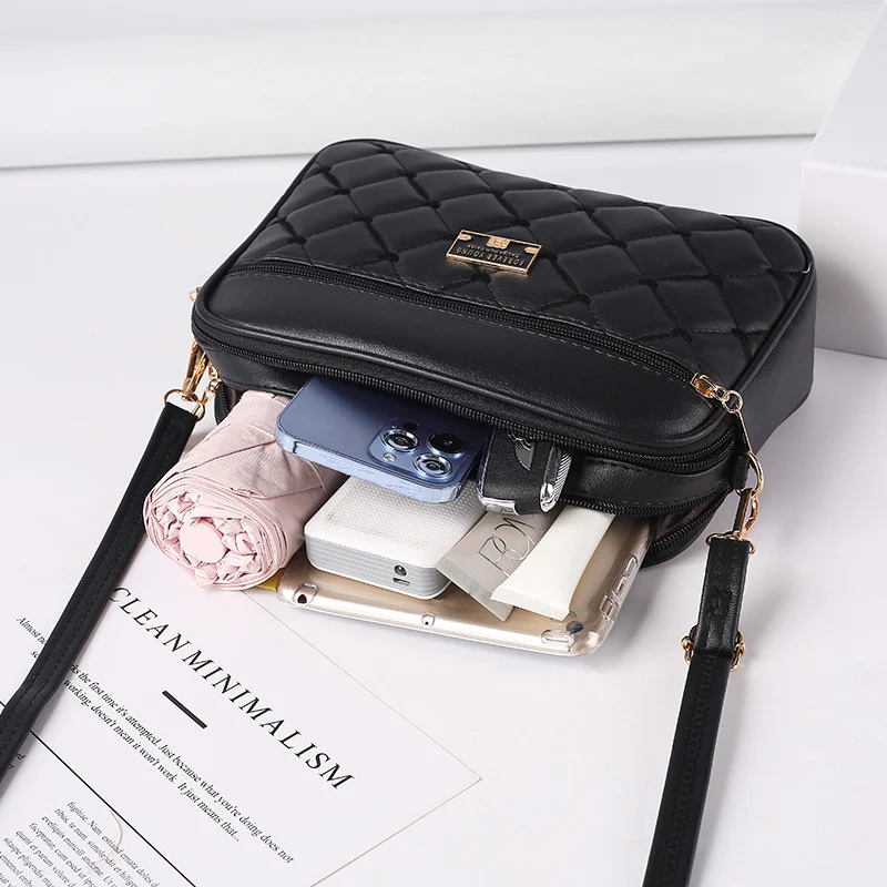 Bolsa Feminina de Ombro Pequena Quadrada, Fashion All-match. Versátil e Elegante. Ideal para Complementar seu Visual com Estilo.